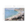 Wallity Barcos en la playa de Etretat de Claude Monet (45 x 70 cm)